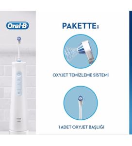 Oral-B Aquacare 4 Oxyjet Şarjlı Ağız Duşu