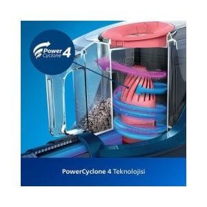 Philips PowerCyclone 4 XB2142/09 850 W Toz Torbasız Süpürge