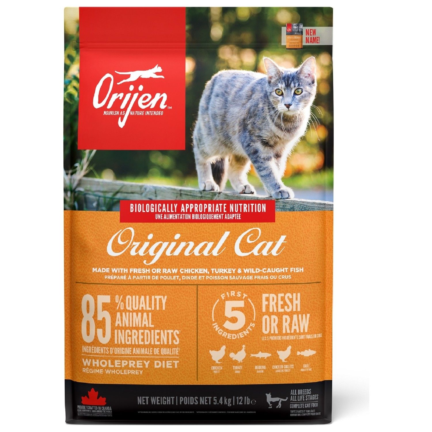 Orijen Original 5.4 kg Yavru ve Yetişkin Kedi Maması