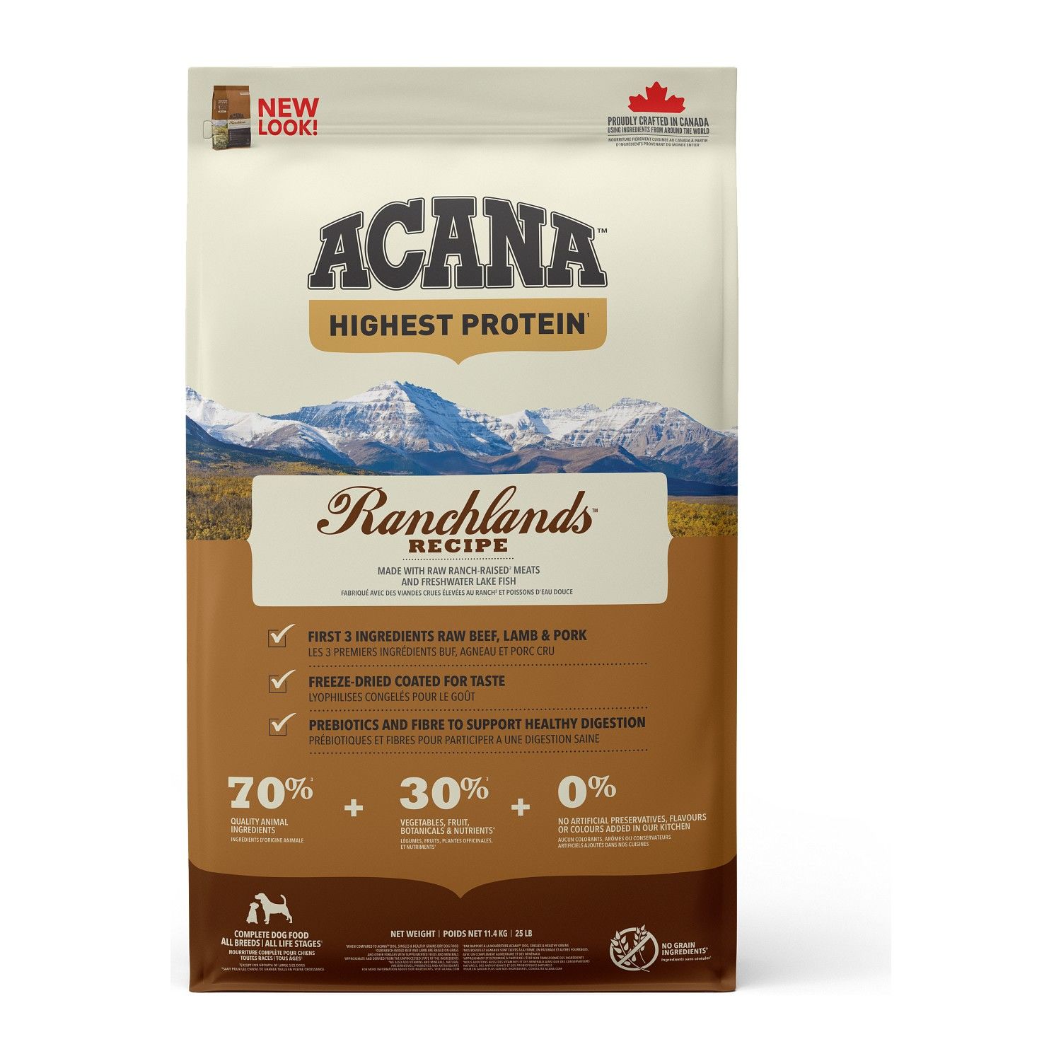 Acana Ranchlands Sığır Etli 11.4 kg Yetişkin Köpek Maması