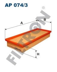 FORD Mondeo III (B4Y/5Y/BWY) 1.8 92kw 125hp  Hava Filtresi AP074/3 FİLTRON