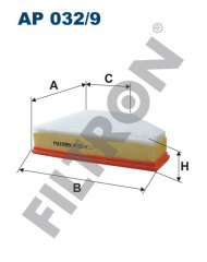 BMW 1 (E81/E82/E87/E88) 116d 85kw 115hp  Hava Filtresi AP032/9 FİLTRON