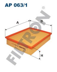 AUDI A4 (8D, B5) 1.6 75kw 102hp  Hava Filtresi AP063/1 FİLTRON