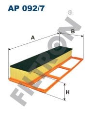 FIAT Punto II (188/188AX) 1.3 JTD 51kw 70hp  Hava Filtresi AP092/7 FİLTRON