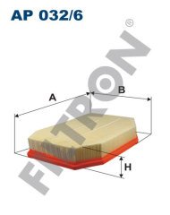 BMW 5 (F10/F11/F18) 530i 190kw 258hp  Hava Filtresi AP032/6 FİLTRON