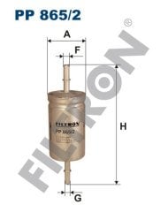 FORD Tourneo Connect 1.8 16V 85kw 115hp  Yakıt Filtresi PP865/2 FİLTRON