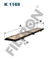 BMW 3 (E90/E91/E92/E93) 320xd 145kw 197hp  Polen Kabin filtresi K1169 FİLTRON