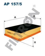 VOLKSWAGEN Transporter (T5) 2.5 TDI 96kw 130hp  Hava Filtresi AP157/5 FİLTRON