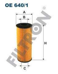 VOLKSWAGEN LT 35 II 2.5 TDI 70kw 98hp  Yağ Filtresi OE640/1 FİLTRON