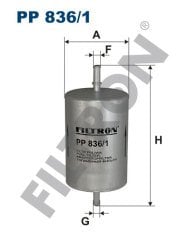 AUDI A3 (8L) 1.6 75kw 102hp  Yakıt Filtresi PP836/1 FİLTRON