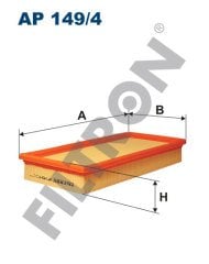 SEAT Cordoba III 1.2 12V 51kw 70hp  Hava Filtresi AP149/4 FİLTRON