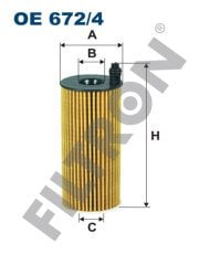 BMW 3 (F30/F31/F80) 320dED 120kw 163hp  Yağ Filtresi OE672/4 FİLTRON