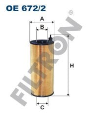 BMW 3 (E90/E91/E92/E93) 318d 105kw 143hp  Yağ Filtresi OE672/2 FİLTRON