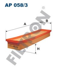 PEUGEOT 307 1.6 16V 80kw 109hp  Hava Filtresi AP058/3 FİLTRON