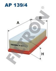 AUDI A4 (8K, B8) 2.0 TFSI 162kw 220hp  Hava Filtresi AP139/4 FİLTRON