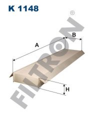JAGUAR X-Type (CF1) 2.0 V6 114kw 155hp  Polen Kabin filtresi K1148 FİLTRON