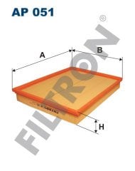OPEL Zafira A 1.8 16V 85kw 115hp  Hava Filtresi AP051 FİLTRON