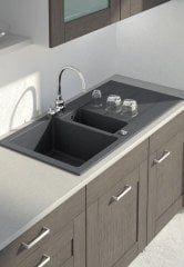 BARIO 1000 Granit Evye 1,5 Gözlü Damlalıklı