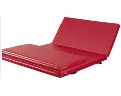 Kırmızı Katlanir Jimnastik Minderi 100x200x5 cm Yumuşak sünger