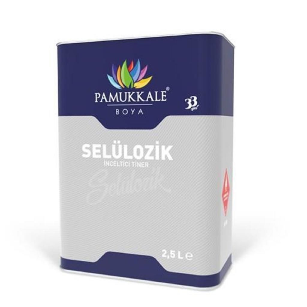 Pamukkale Extra Selülozik Tiner 2.5 Lt