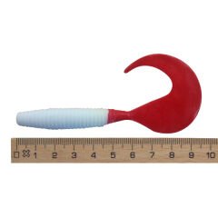 Savage Yumy 9.5 cm Kırmızı-Beyaz Silikon Kurt (460-O-18095)