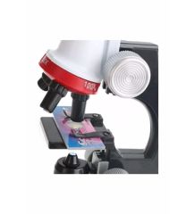 Eğitici Mikroskop Kiti Zoom Led Işıklı 100X 400X 1200X St1200X