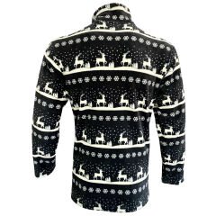 Thermoform Fermuarlı Lacivert Polar Sweatshirt