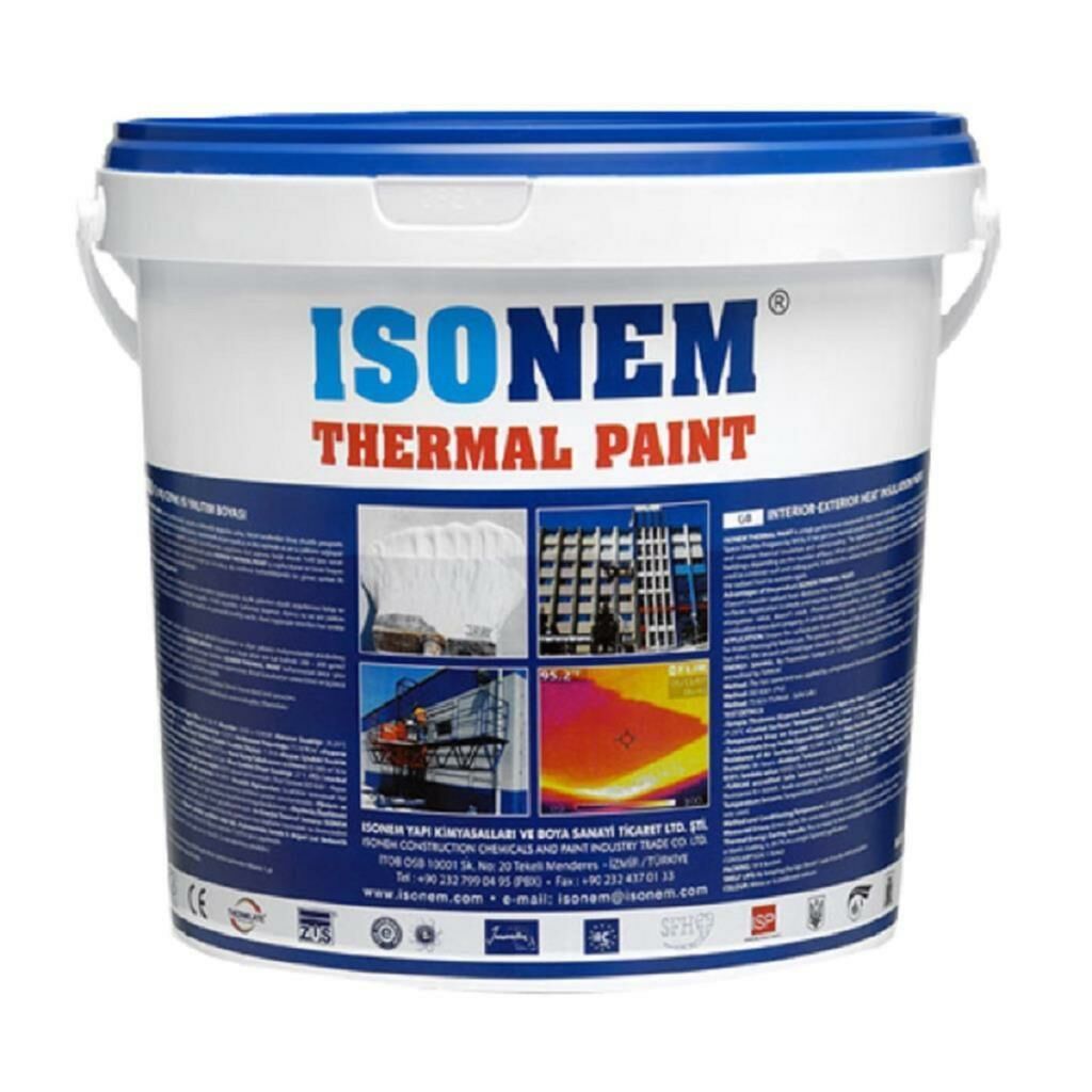 İsonem Thermal Paint Isı Yalıtım Boyası 10 Lt Beyaz