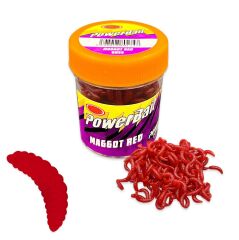 Power Bait Litter Maggot Kırmızı Silikon Kurt Balık Yemi - Kokulu (9955)