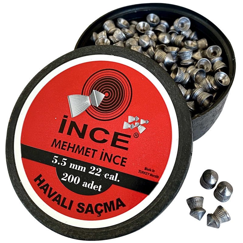 İnce Mehmet 5.5 mm Havalı Tüfek Saçması (200 lü)