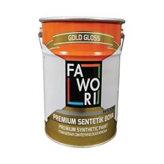 Fawori Premium Sentetik Yağlı Boya 7.5 Lt Siyah