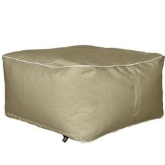 Hip Chik Chairs Square Ottoman Puf Minder - Bej