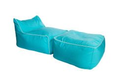 Hip Chik Chairs Lounger Sezlong Set - Turkuaz