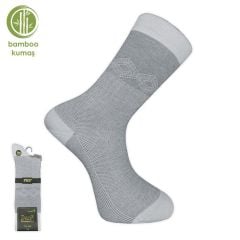 Pro Çorap Tumaniş Bambu Erkek Çorabı Gri (17104-R6)