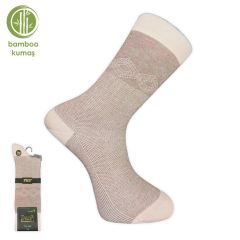 Pro Çorap Tumaniş Bambu Erkek Çorabı Bej (17104-R8)