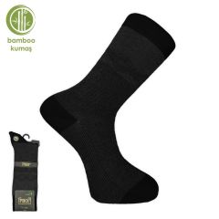 Pro Çorap Tumaniş Bambu Erkek Çorabı Siyah (17104-R1)
