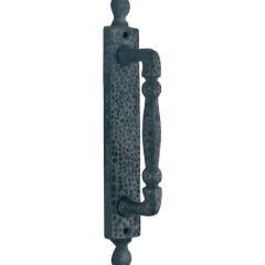 Prinç döküm antik siyah rustik eskitme,ferforje tipi osmanlı kapı çekmesi HFT040421 1 tek