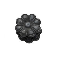 Prinç döküm antik siyah rustik eskitme, ferforje tipi osmanlı tipi kapı topuzu tokmağı HFT06006