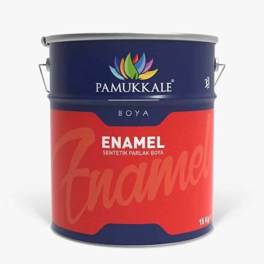 Pamukkale Enamel Sentetik Parlak Boya 15 Kg Mat Beyaz