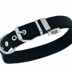 Doggie Konfor Dokuma Kemikli Boyun Tasması Siyah 2.5*37-45 cm(DSBT-2562 M)