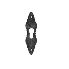 Prinç döküm antik siyah rustik eskitme, ferforje tipi osmanlı tarzı kapı için yale kapak HFT02006