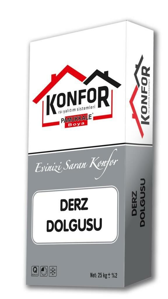 Konfor Derz Dolgu Silikonlu Beyaz 20 Kg