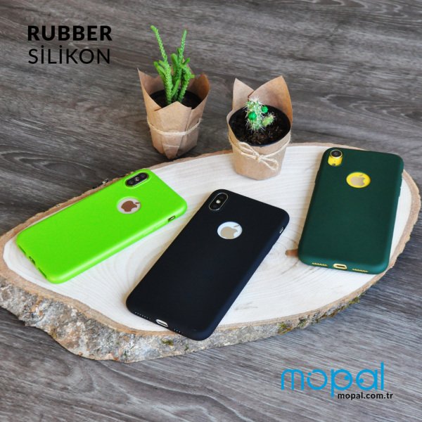 Mopal Samsung M30s Rubber Yumuşak Silikon Kılıf Black