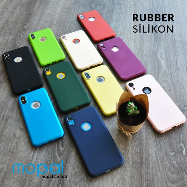 Mopal Samsung Note 2 Rubber Yumuşak Silikon Kılıf Black