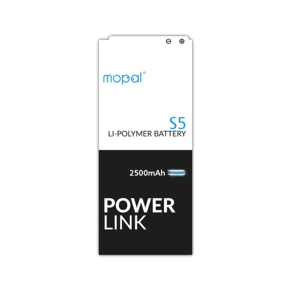 Mopal Power Link Samsung S5 Ekstra Güçlü 2500 Mah Batarya