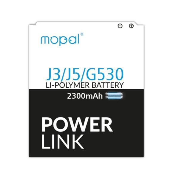 Mopal Power Link Samsung J3 / J5 / G530 Ekstra Güçlü 2300 Mah Batarya