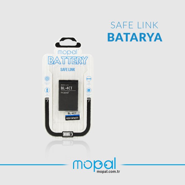 Mopal Safe Link Nokia BP-4L Ekstra Güçlü 800 Mah Batarya