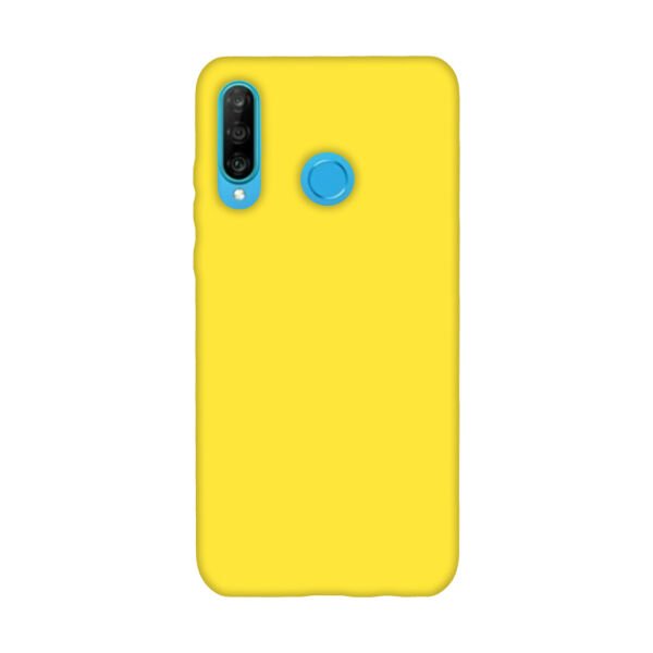 Huawei P30 Lite Cappy Kılıf Yellow Y1