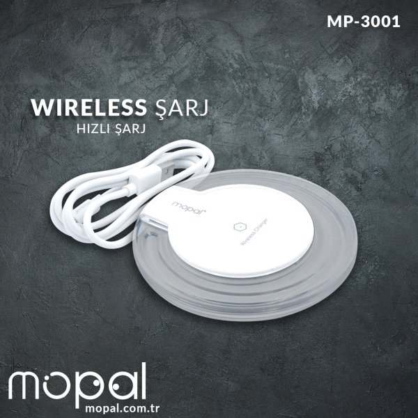 Wireless Şarj MP-3001 Beyaz