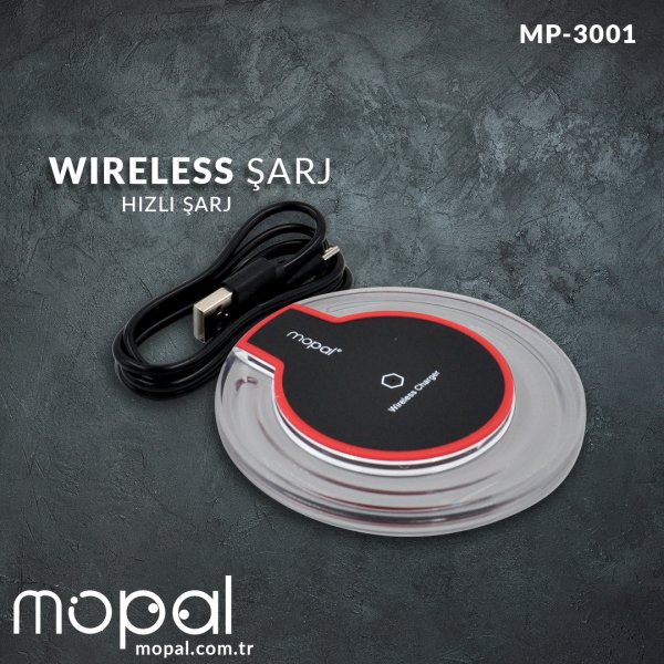 Wireless Şarj MP-3001 Beyaz